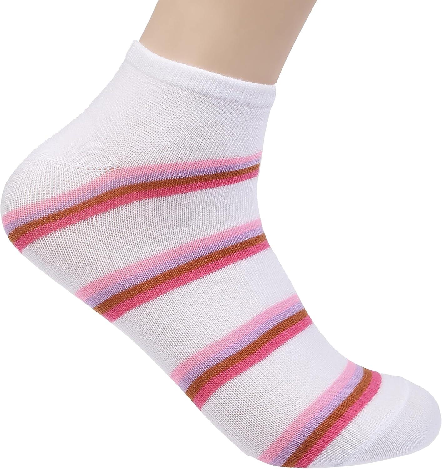imageSteve Madden Womens Low Cut Socks 10 Pairs  Athletic Comfy Breathable Sports Socks with Fun Patterns Pink Multi 2