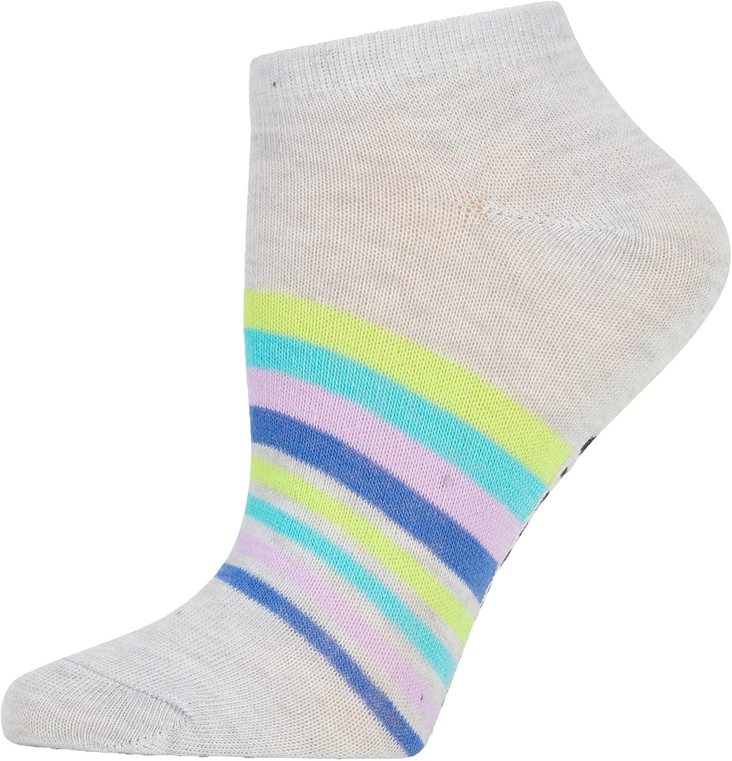 imageSteve Madden Womens Low Cut Socks 10 Pairs  Athletic Comfy Breathable Sports Socks with Fun Patterns White Multi 1