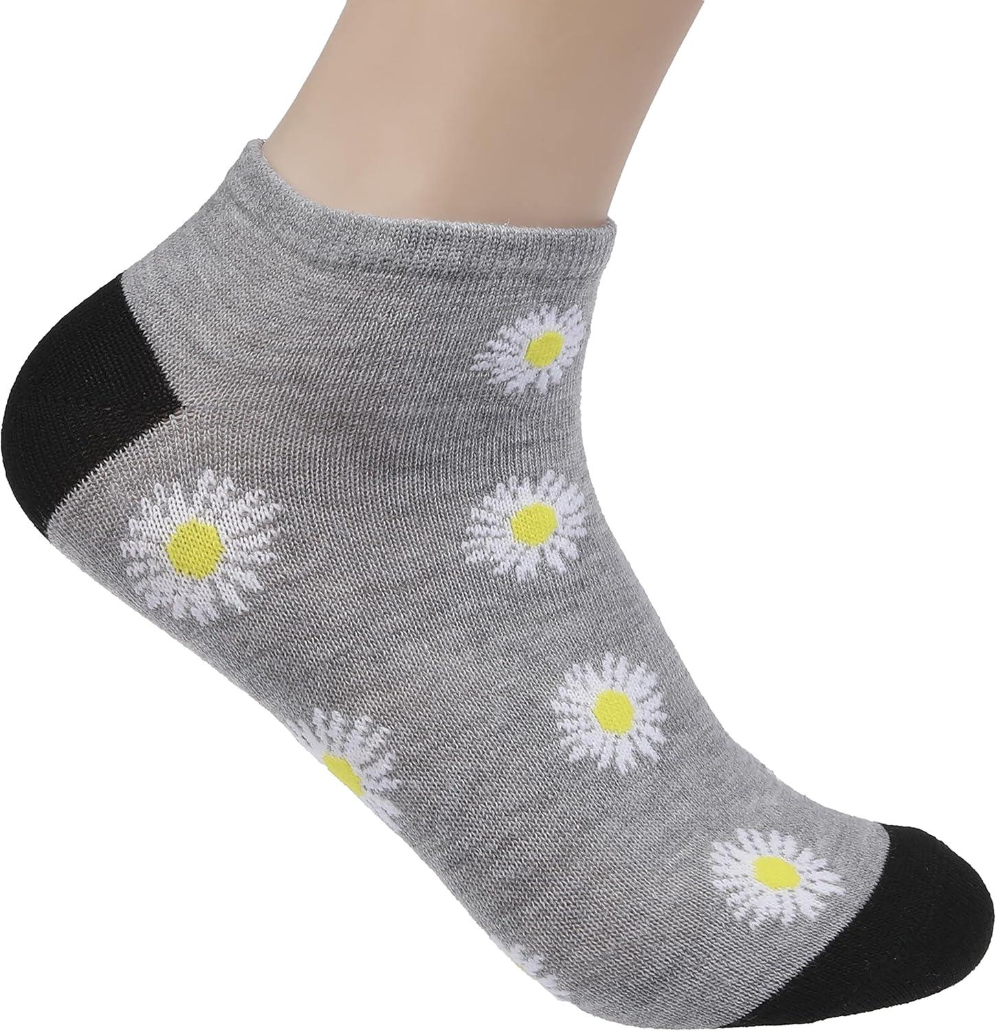 imageSteve Madden Womens Low Cut Socks 10 Pairs  Athletic Comfy Breathable Sports Socks with Fun Patterns White Multi 6