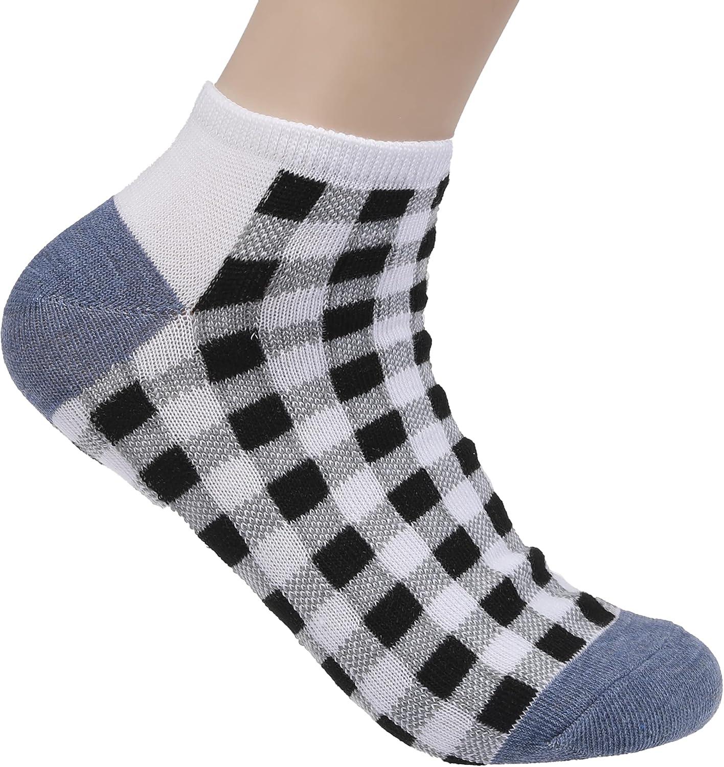 imageSteve Madden Womens Low Cut Socks 10 Pairs  Athletic Comfy Breathable Sports Socks with Fun Patterns White Multi 6