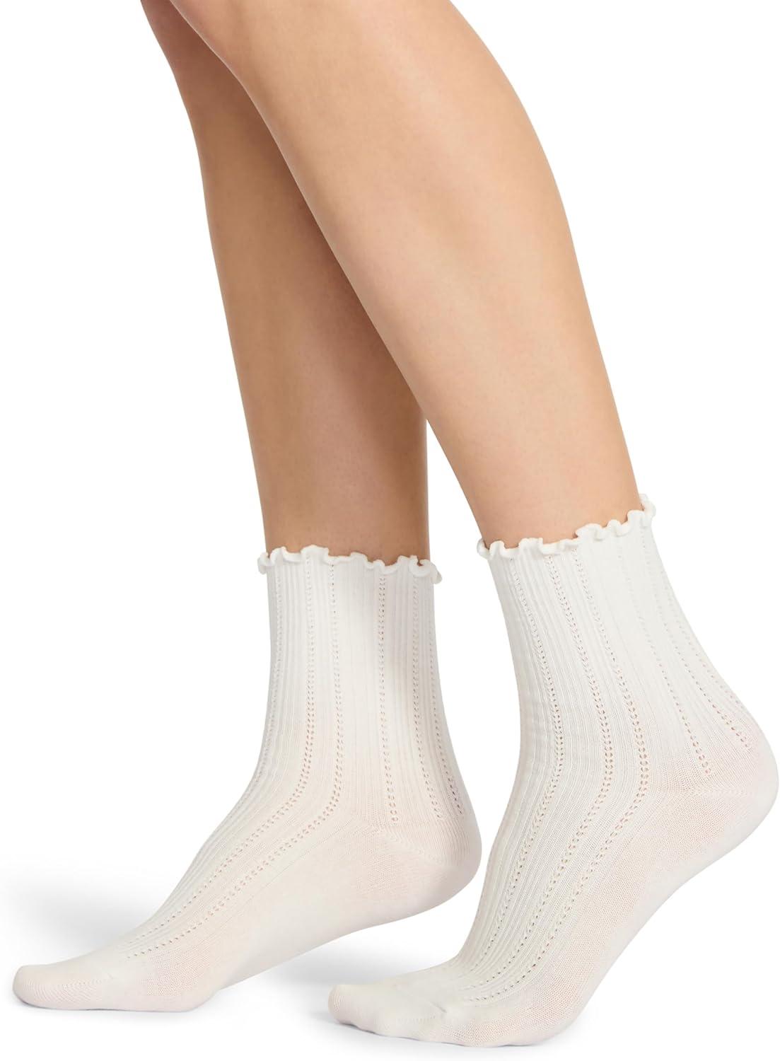 imageSteve Madden womens 3pk Chainstitch Rib Shortie CrewOatmeal Heather