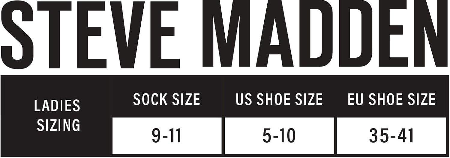 imageSteve Madden womens 5pk Plced Stripe Shortie Crew HcBlush Multi