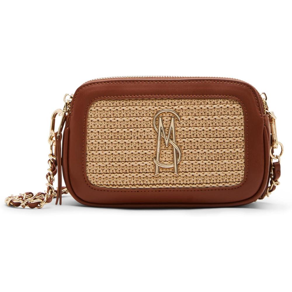 imageSteve Madden Womens Daisy Quilted CrossbodyBdaisys Cognac