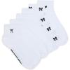 imageSTEVE MADDEN Womens 6Pk Bow Embroidery Athletic Quarter White 911