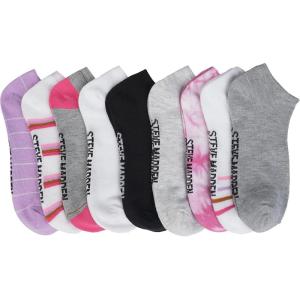 imageSteve Madden Womens Low Cut Socks 10 Pairs  Athletic Comfy Breathable Sports Socks with Fun Patterns Pink Multi 2