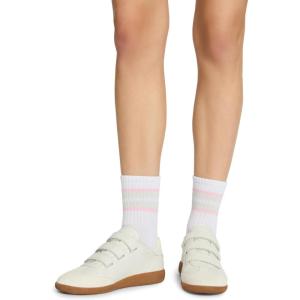 imageSteve Madden womens 5pk Plced Stripe Shortie Crew HcWhite Multi