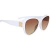 imageSteve Madden Womens Female Sunglasses Style Hughes RoundWhite OpaqueBrown Gradient