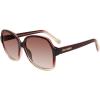 imageSteve Madden Womens Female Sunglasses Style Marcelle Square SunglassesCrystal BrownBrown Gradient