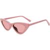 imageSteve Madden Womens Lopez Cat Eye Sunglasses SunglassesPinkSilverBrown Gradient