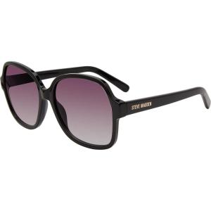 imageSteve Madden Womens Female Sunglasses Style Marcelle Square SunglassesBlackSmoke Gradient