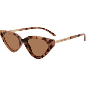 imageSteve Madden Womens Kamie SunglassesMilky TortoiseGoldSolid Brown
