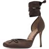 image:imageSteve Madden Womens Larina PumpDark Brown Satin