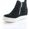 image:imageSteve Madden Womens WedgieBlack Leather