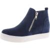 Navy Suede
