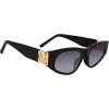 image:imageSTEVE MADDEN Womens Female Sunglasses Style Adriane Cat Eye WhiteSolid Brown 52mm 19mmBlack