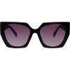 image:imageSTEVE MADDEN Womens Female Sunglasses Style Grae Cat Eye WhiteBlackSolid Smoke 54mm 20mmBlack Misc
