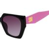 image:imageSTEVE MADDEN Womens Female Sunglasses Style Grae Cat Eye WhiteBlackSolid Smoke 54mm 20mmBlack Misc