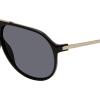 image:imageSteve Madden Womens Bronson SunglassesBlackShiny GoldSolid Smoke