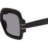 image:imageSteve Madden Womens Female Sunglasses Style Barnes Square BlackSolid Smoke 55mm 23mm
