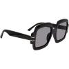 image:imageSteve Madden Womens Female Sunglasses Style Barnes Square BlackSolid Smoke 55mm 23mm