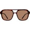 image:imageSteve Madden Womens Female Sunglasses Style Jace Rectangular Milky TortoiseLight Orange 56mm 19mm