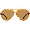 image:imageSteve Madden Womens Female Sunglasses Style Lawson Pilot Crystal Orange TortoiseSolid Brown 59mm 13mm
