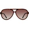 image:imageSteve Madden Womens Female Sunglasses Style Lawson Pilot Milky TortoiseBrown Gradient 59mm 13mm