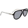 image:imageSteve Madden Womens Female Sunglasses Style Lawson PilotBlackCrystalSolid Smoke