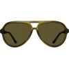 image:imageSteve Madden Womens Female Sunglasses Style Lawson PilotCrystal OliveSolid Green