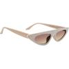 image:imageSteve Madden Womens Female Sunglasses Style Lizo Cat Eye TanGlitterBrown Gradient 51mm 19mm