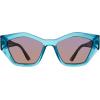 image:imageSteve Madden Womens Female Sunglasses Style Stacia Cat Eye Crystal BlueBlue Gradient 525mm 19mm