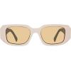 image:imageSteve Madden womens Steve Madden Female Sunglasses Style Daly Rectangular SunglassesOff WhiteLight Brown