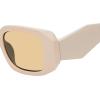 image:imageSteve Madden womens Steve Madden Female Sunglasses Style Daly Rectangular SunglassesOff WhiteLight Brown