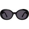 image:imageSteve Madden womens Steve Madden Female Sunglasses Style Isla Round SunglassesBlackSolid Smoke