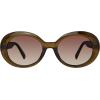 image:imageSteve Madden womens Steve Madden Female Sunglasses Style Isla Round SunglassesCrystal Dark GreenBrown Gradient
