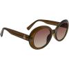 image:imageSteve Madden womens Steve Madden Female Sunglasses Style Isla Round SunglassesCrystal Dark GreenBrown Gradient