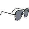 image:imageSteve Madden womens Steve Madden Female Sunglasses Style Monet Pilot SunglassesShiny BlackLight Solid Smoke