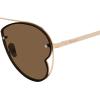 image:imageSteve Madden womens Steve Madden Female Sunglasses Style Monet Pilot SunglassesShiny GoldBrownSolid Brown