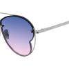 image:imageSteve Madden womens Steve Madden Female Sunglasses Style Monet Pilot SunglassesShiny SilverBlue Gradient
