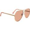 image:imageSteve Madden womens Steve Madden Female Sunglasses Style Visage Pilot SunglassesShiny GoldGlitterSolid Orange