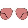 image:imageSteve Madden womens Steve Madden Female Sunglasses Style Visage Pilot SunglassesShiny RosegoldGlitterSolid Dark Pink