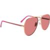 image:imageSteve Madden womens Steve Madden Female Sunglasses Style Visage Pilot SunglassesShiny RosegoldGlitterSolid Dark Pink