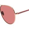 image:imageSteve Madden womens Steve Madden Female Sunglasses Style Visage Pilot SunglassesShiny RosegoldGlitterSolid Dark Pink
