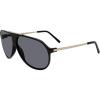 image:imageSteve Madden Womens Bronson SunglassesBlackShiny GoldSolid Smoke