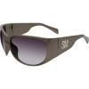 image:imageSteve Madden womens Steve Madden Female Sunglasses Style Gino Rectangular SunglassesClearSilverSmoke Gradient