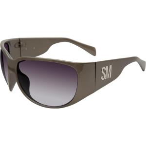 image:imageSteve Madden womens Steve Madden Female Sunglasses Style Gino Rectangular SunglassesClearSilverSmoke Gradient