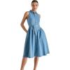 image:imageSteve Madden Womens Mary DressMedi Blue Denim