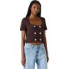 image:imageSteve Madden Womens Laylah Sweater TopWalnut