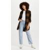 image:imageBB Dakota Womens Junior Eldridge Buffalo Plaid Coat Outerwear CognacCognac