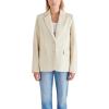 image:imageSteve Madden Womens Faux Leather Boyfriend BlazerBone
